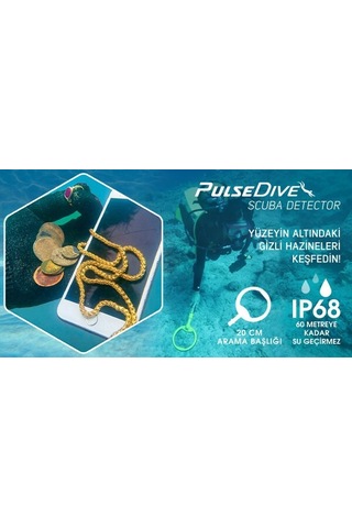 Pulsedive Scuba Dedektörü - Tekli 20Cm - Sarı