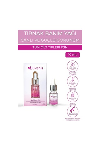 Juvenis E Vitamini İçeren Tırnak Bakım Yağı 10 ML