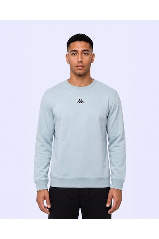 Kappa Carlo Erkek Mavi Regular Sweatshirt