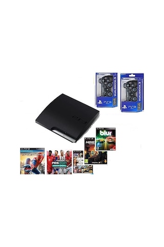 PS3 500 GB + 2 Adet Kol + 74 Adet Oyun (2. El) PS3 500 GB + 2 Adet Kol + 74 Adet Oyun (2. El)