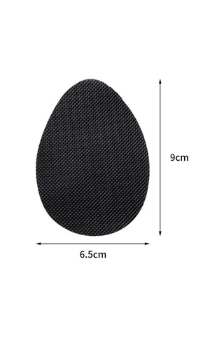 Ayakkabı Altı Kaydırmaz Tabanlık 2 Çift - 34 - 45 - Siyah