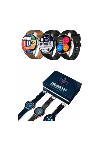 Yuvarlak Kasa 46mm Akıllı Saat Android Ve Ios Uyumlu Uyku Ve Zindelik Takibi Diğer