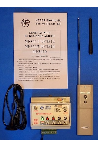 Nefer-Rf Kumanda-1Km-1 Pompa-Uzaktan-Kontrol - Telefonsuz Kumanda