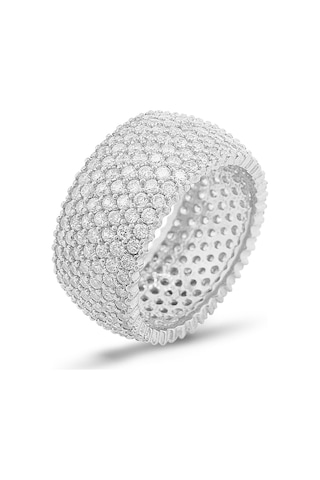 Gümüş 7 Sıra Tamtur Bayan Alyans Yüzük (190072898)