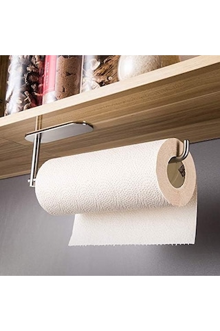 Paslanmaz Çelik Kağıt Rulo Havlu Askılığı/havluluk - Kendinden Yapışkanlı - Model: Berlin - İnox Diğer