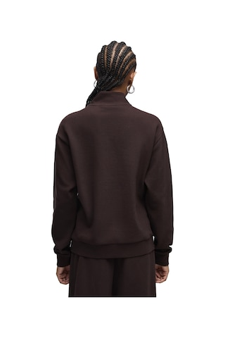 Puma Essentials Elevated Half-zip Kadın Kahverengi Günlük Stil Sweatshirt 69401633