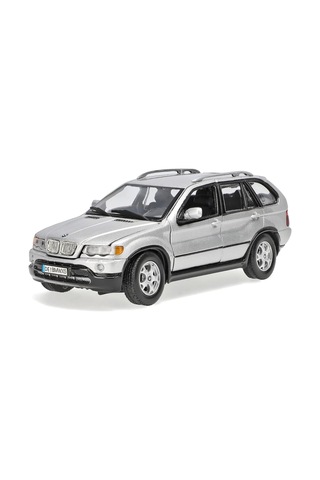Motor Max 1:24 Bmw X5 Diecast Model Araba - Metal Koleksiyonluk Araç - Gümüş Gri