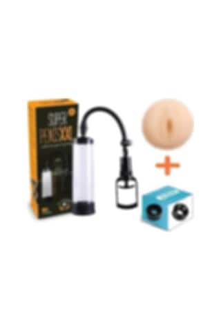 Hızlı Express Penis Xxl Penis Pompası Vakum Pompa + Penis Pompası Yedek Başlık