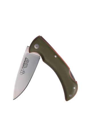 Cudeman 345-gvf Athenea Green G10 Saplı Deri Kılıflı Kamp Çakı Yeşil