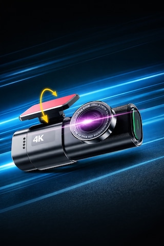 Mioji G300 Plus 4K Gps G-Sensör Gece Görüşü Wifi Arka-Ön Araç İçi Kamera