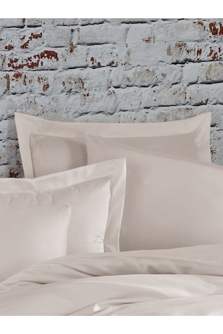 Mystory Home Pamuk Saten Volanlı 2'li Yastık Kılıfı