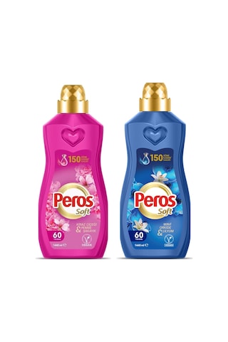 Peros Soft 1440 Ml Kiraz Çiçeği Ve Mavi Orkide 2 Li Set 2'li Set