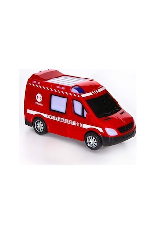 Pilli Sesli Işıklı Itfaiye Arabası