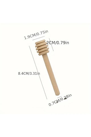 Ahşap Bal Ve Reçel Kaşığı 5'li Paket