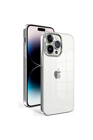Apple Uyumlu iPhone 14 Pro Kılıf Zore Sun Kapak Gümüş