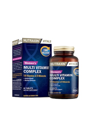 Nutraxin Multivitamin Kadın Multivitamin & Mineral Complex 60 Tablet