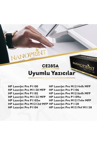 HP LaserJet P1102/P1102w CE285A Uyumlu Toner /NP/