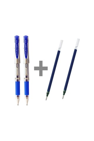 Uniball Signo Broad Um-153 İmza Kalemi Mavi 2 Adet Ve 2 Adet Yedeği