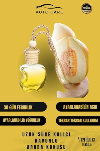 Özel Üretim Uzun Süreli Kalıcı Hava Ferahlatıcı Dikiz Aynası Askılı 8ml Araç Içi Kavun Oto Kokusu