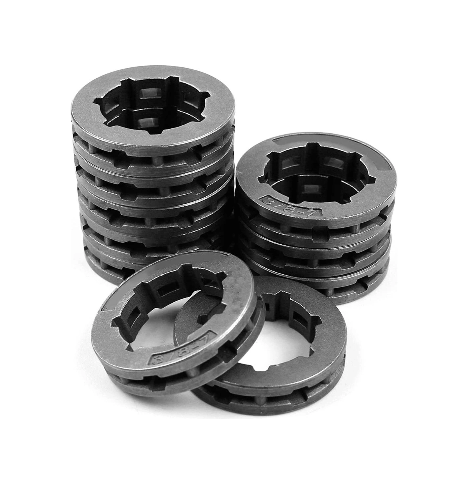 Xurunkeji Husqvarna 266, 268, 272, 280, 285, 288, 355, 362, 372xp, 380, 385xp Testere İçin 10 Adet 3/8 İnç 7t 22mm Zincir Tahrikli Jant Dişlisi