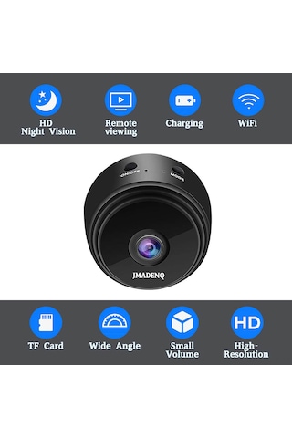 Xindoker A9 Mini Gizli Wi-fi Güvenlik Kamerası: 1080p Hd, Gece Görüşü, Hareket Algılama, Uzaktan İzleme, Geniş Açı, Uzun Pil Ömrü