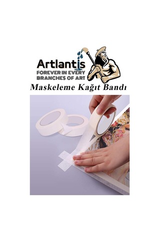 Maskeleme Bandı Kağıt Bant 9 Mm 25 Metre 6 Adet Boya Bantı Maskeleme Kağıt Bant Duvar Yağlı Boya Badana