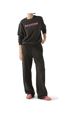 P.e Nation Şık Ve Rahat Sweatshirt Gri Melanj