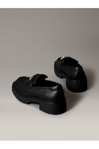 Calvin Klein Kadın Loafer Ayakkabı Yw0yw01912beh Siyah
