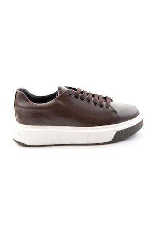 Bambi Kahve Napa Hakiki Deri Erkek Sneaker E01401021443