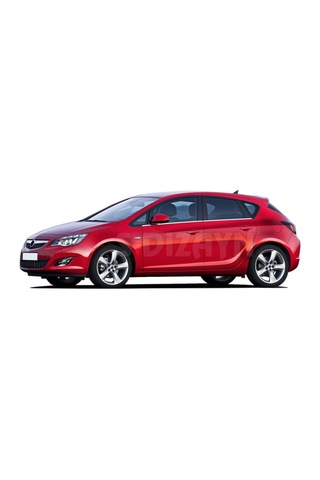 S-Dizayn  Opel Astra J Hb Krom Cam Çıtası 4 Prç 2010 Üzeri