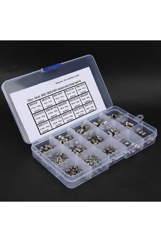 M4x0.7 M5x0.8 M6x1 İplik Onarım Paslanmaz Çelik Metrik İplik Onarım Kiti 300pcs