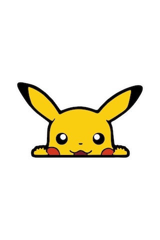 14 X 8,5 Cm Pokemon Pikachu Sticker Araba Laptop Oto Motor Sticker