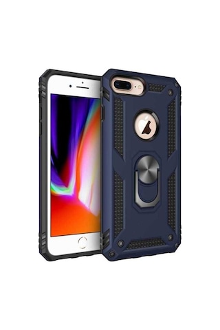 Apple Uyumlu iPhone 7 Plus Kılıf Zore Vega Kapak Mavi