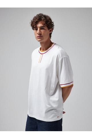 Gsstore X Midground Erkek T-shirt E251218 Beyaz