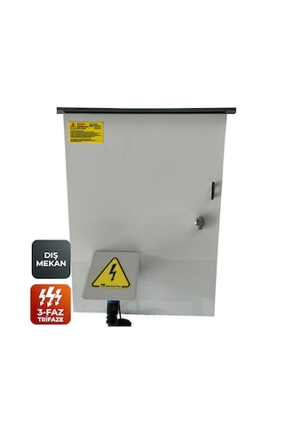 Ever Charger Panobox Pro Trifaz Elektrikli Araç Şarj Panosu Ac Kaçak Akım Röleli, Sigortalı, Go-e Uyumlu Dış Mekan 11 Kw 22 Kw 5/32a Fiş 5/32a Priz