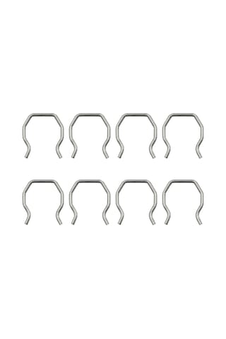 Shineyee 8 Adet Yakıt Enjektörü Bağlantı Klipsi - Metal U Tipi Kilit Kelepçesi