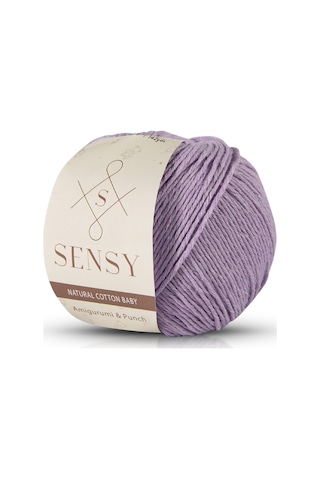 Premium Amigurumi Ipi Punch Panç Baby Soft Cotton 50 Gr Örgü Ip Lila