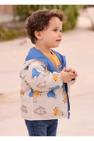 Mayoral Erkek Bebek Çift Taraflı Rüzgarlık Mavi - 01410 Mavi
