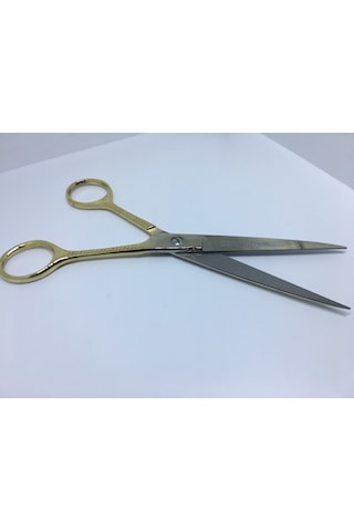 Taksun Berber Makası Altin Sap Çelik Kod:605G No:6.5 17.5 Cm