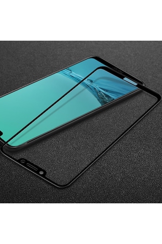 Huawei Honor Play Full Glue Tempered Full Cam Ekran Koruyucu Siyah (294105664)