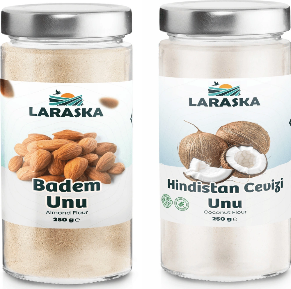 Glutensiz Un Seti Badem Unu 250g Hindistan Cevizi Unu 250g