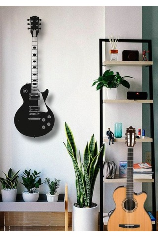 Elektro Gitar Metal Duvar Dekoru Gibson Les Paul Duvar Dekoru