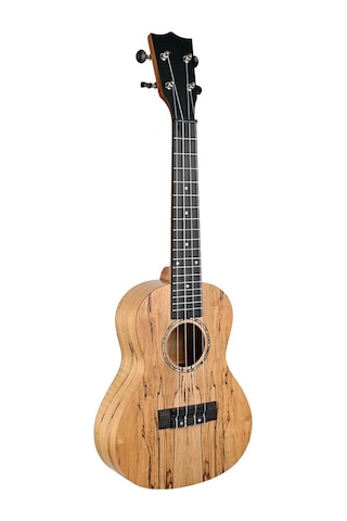 Emcc1996 Spalted Akçaağaç Konser Ukulele Doğal Ahşap Görün