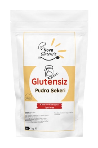 Glutensiz Pudra Şekeri 1 Kg Glutensiz Pudra Şekeri 1 Kg