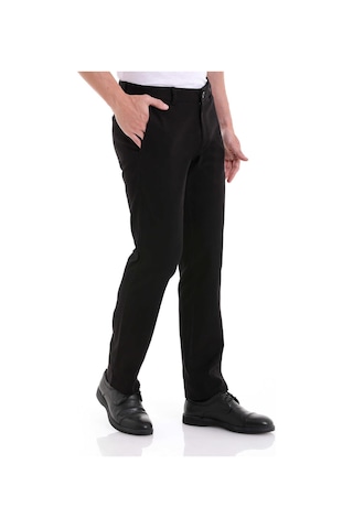 Classics Men Avasar Erkek Siyah Regular Fit Keten Pantolon-7229 Siyah