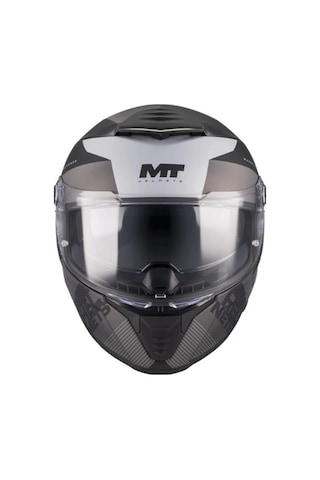 Mt Thunder 4 Sv Waves B2 Kask Mat Gri Siyah