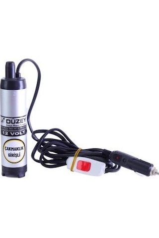 Düzey 12 Volt Çakmaklık Girişli Mini Dalgıç Mazot Aktarma Pompası