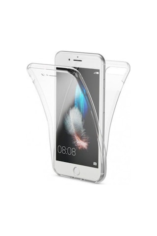 Apple Uyumlu iPhone 8 Plus 360 Derece Kilif Kristal Silikon Seffaf Soft Ön Ar 304619877