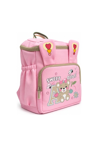 Ls-5170 Kız Çocuk Ana Okul Çantası Okul Çantası Pembe Vizon