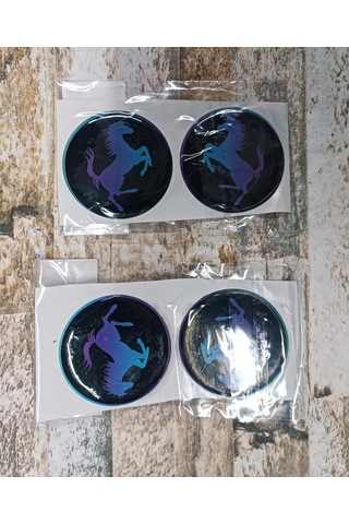 Ferrari Sticker Slikonlu 4x Yeni Model V3
